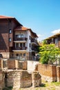 Ancient ruins Early Byzantine Terms in Nessebar, Bulgaria