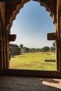 Ancient ruins of Elephant Stables. Hampi in India. Royalty Free Stock Photo