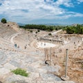 Ancient ruins at Ephesus historical ancient city Royalty Free Stock Photo