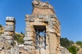 Ancient ruins in Ephesus Turkey - archeology background