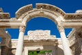 Ancient ruins in Ephesus Turkey Royalty Free Stock Photo