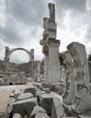 Ancient ruins in Ephesus, Turkey Royalty Free Stock Photo