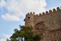 Ancient ruins of fortress on a high mountain Royalty Free Stock Photo