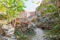 Ancient ruins of fortress on a high mountain Royalty Free Stock Photo