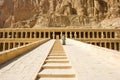 Ancient ruins of the great temple of Hatshepsut Royalty Free Stock Photo