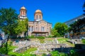 Ancient ruins of Histria citadel near Saint Andrei church Royalty Free Stock Photo