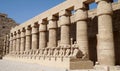 Ancient Ruins of the Karnak Temple in Luxor (Thebes), Egypt Royalty Free Stock Photo