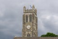 Ancient Ruins Kilwinning Abbey Clock Tower Scotland.