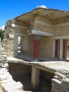 Ancient ruins of Knossos palace Royalty Free Stock Photo