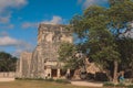Ancient Ruins of the large pre-Columbian city Chichen Itza, built by the Maya people