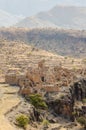 Ancient ruins of Moroccan kasbah in the mountains of the Anti Atlas, Morocco, North Africa