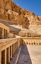 Ancient ruins of the Mortuary Temple of Hatshepsut in Luxor, Egypt Royalty Free Stock Photo