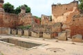 Ancient ruins in Necropolis of Cellah Royalty Free Stock Photo