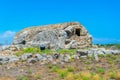 ancient ruins of Necropolis of Salamis near Famagusta, Cyprus Royalty Free Stock Photo