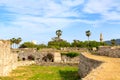 Ancient ruins of Neratzia Castle in Kos.