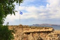 Ancient ruins of Neratzia Castle in Kos.