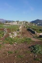 Ancient ruins in Norba, Latina, Italy Royalty Free Stock Photo