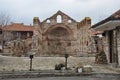 Ancient ruins of the oldest church in Bulgaria