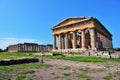 The ancient ruins Paestum Italy Royalty Free Stock Photo