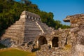 Ruins of Palenque, Maya city in Chiapas, Mexico Royalty Free Stock Photo