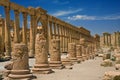 The ancient ruins of Palmyra Royalty Free Stock Photo