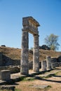 Ancient ruins Pantekapeya on Mount Mithridates