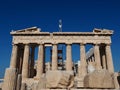 Parthenon Ancient Ruin Undergoing Renovation