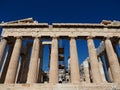 Parthenon Ancient Ruin Undergoing Renovation