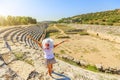 ancient ruins of Perge city of Turkey