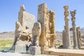 Ancient ruins of Persepolis and Necropolis historical site, Shiraz, Iran Royalty Free Stock Photo