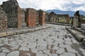 Ancient ruins in Pompeii Royalty Free Stock Photo