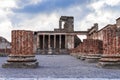 Ancient ruins in Pompeii -Thermopolium of archaeological remains, Naples, Italy