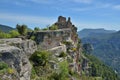 Ancient ruins in the Prades mountains Royalty Free Stock Photo