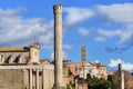 Ancient ruins of Roman Forum Royalty Free Stock Photo