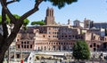 Ancient ruins of roman forum in Rome, Lazio, Italy