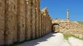 Ancient ruins of Gerasa in Jerash, Jordan Royalty Free Stock Photo