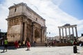 Ancient Ruins of Rome - Imperial Forum - Italy Royalty Free Stock Photo