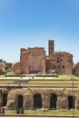 Ancient ruins of Rome\'s Palatine Hill, Lazio, Italy Royalty Free Stock Photo