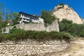 Ancient ruins of Saint Barbara church in town of Melnik, Bulgaria Royalty Free Stock Photo