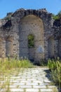 Ancient ruins of Saint Barbara church in town of Melnik, Bulgaria Royalty Free Stock Photo