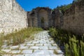 Ancient ruins of Saint Barbara church in town of Melnik, Bulgaria Royalty Free Stock Photo