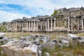 ancient ruins in Side, Turkey Royalty Free Stock Photo