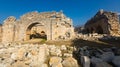 Ruins of Small baths in Tlos, Turkey. Royalty Free Stock Photo