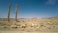 Ancient Ruins with Standing Columns Royalty Free Stock Photo
