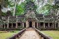 Ancient ruins in Ta Prohm or Rajavihara Temple at Angkor, Siem R