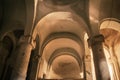 Ancient ruins of White church of Rose Valley in Cappadocia Royalty Free Stock Photo