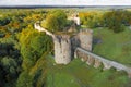 Ancient Russian fortress in Koporye. Leningrad region, Russia Royalty Free Stock Photo