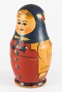Ancient Russian Matryoshka (nested doll) Royalty Free Stock Photo