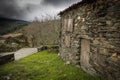 Ancient rustic houses in Aigra Velha Schist Village