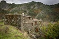 Ancient rustic houses in Pena Schist Village